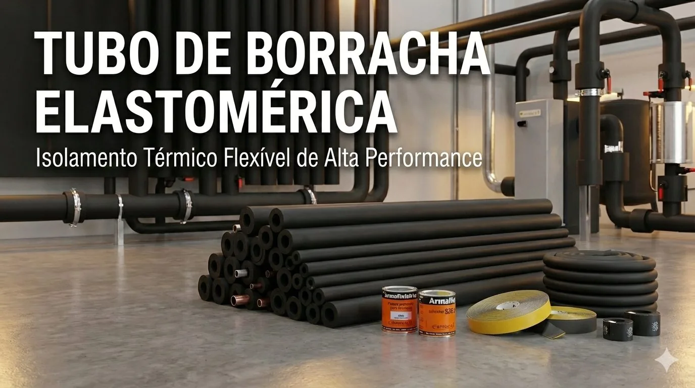 Tubo de borracha elastomérica