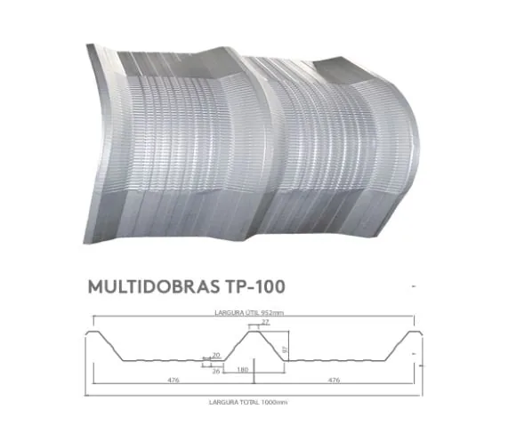 Telhas Multidobras TP-100