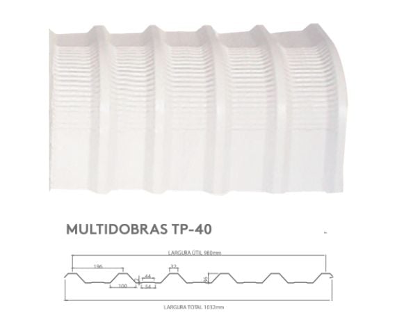 Telhas Multidobras TP-40