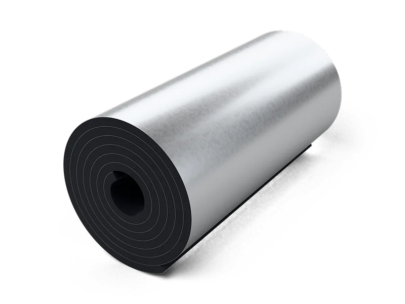 Manta de borracha elastomérica aluminizada — render 3d