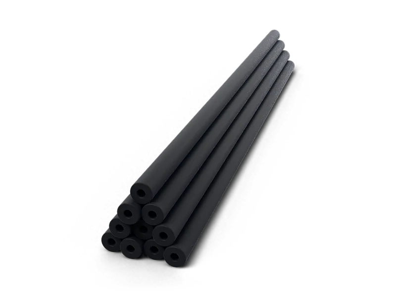 Tubo de borracha elastomérica