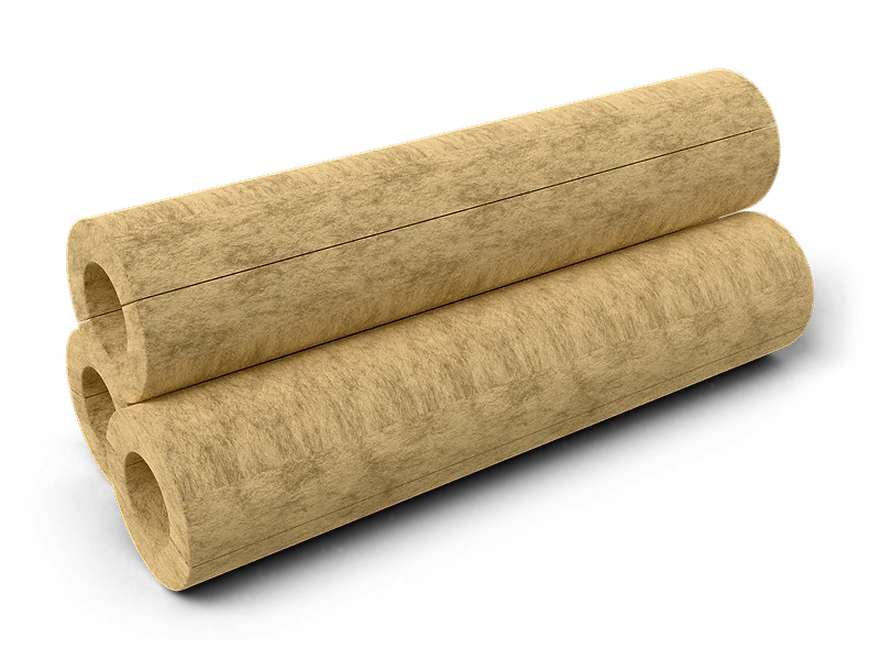 Tubos de lã de rocha — render 3d