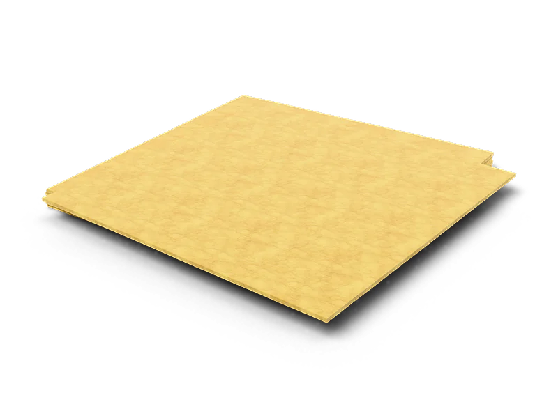Piso IsoPiso (lã de vidro) — render 3d