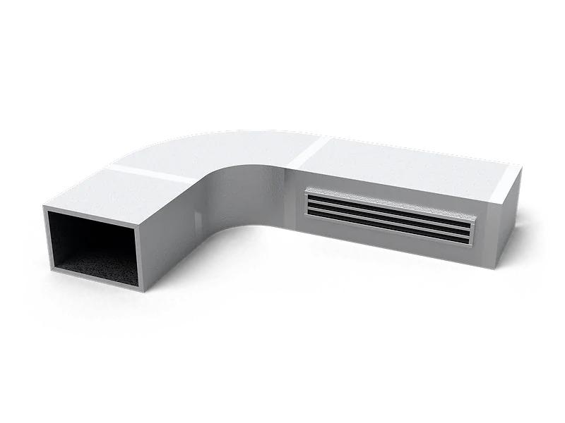 PIR-ALU® — duto montado